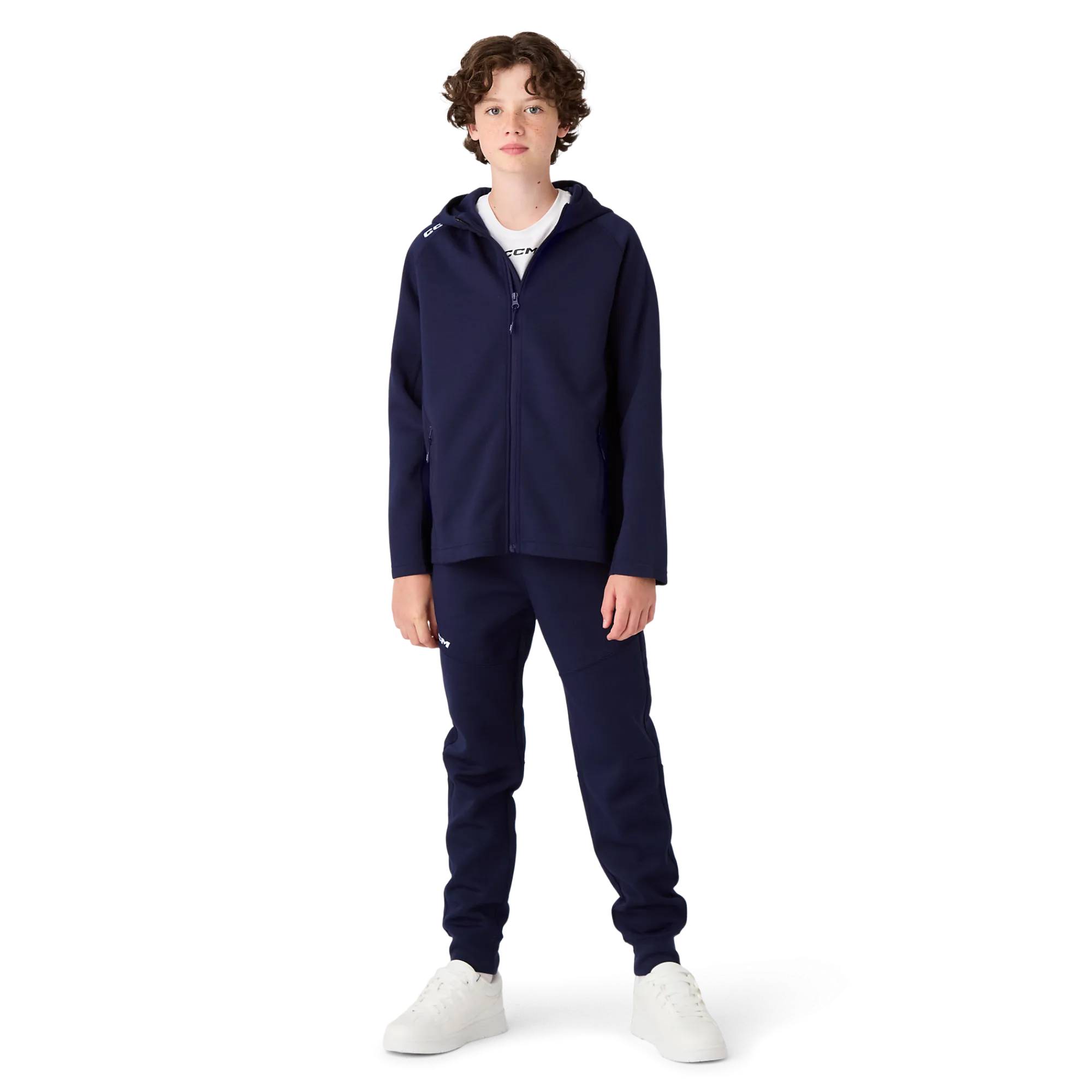Hot Tea Preiu Tech Feece Zip Hoodie Kapuzenpuover Kinder Team & Training