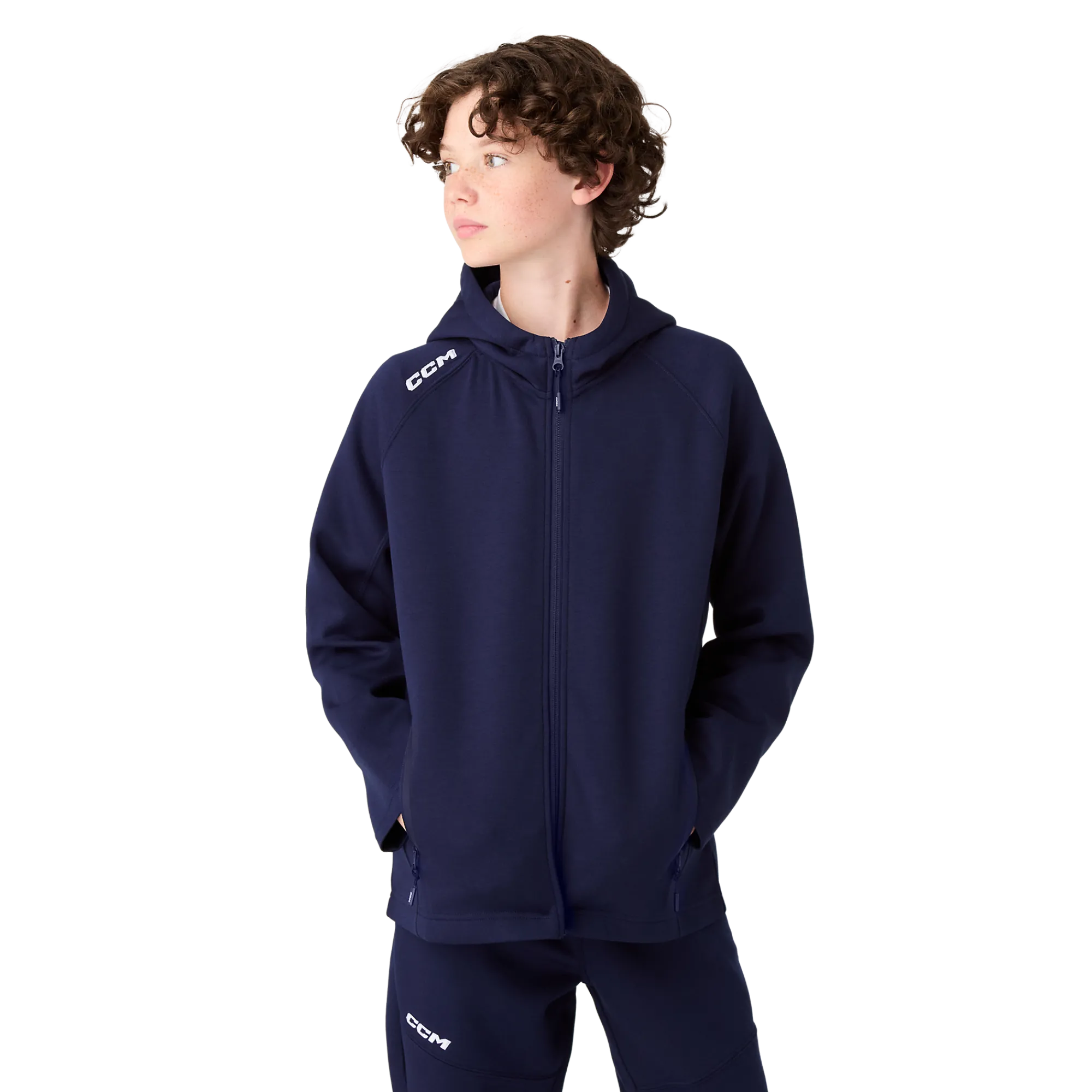 Hot Tea Preiu Tech Feece Zip Hoodie Kapuzenpuover Kinder Team & Training